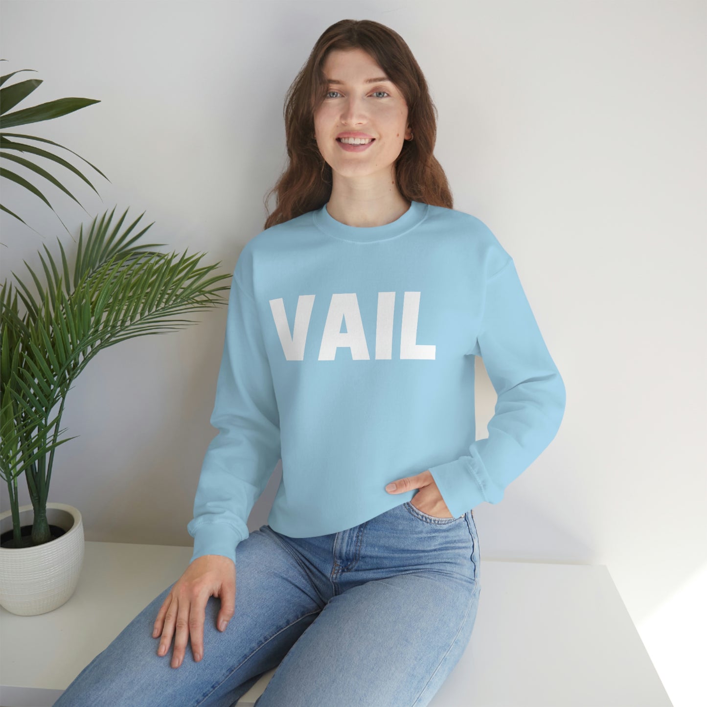 Vail Unisex Heavy Blend Crewneck Sweatshirt, Vail Colorado, Colorado Gifts