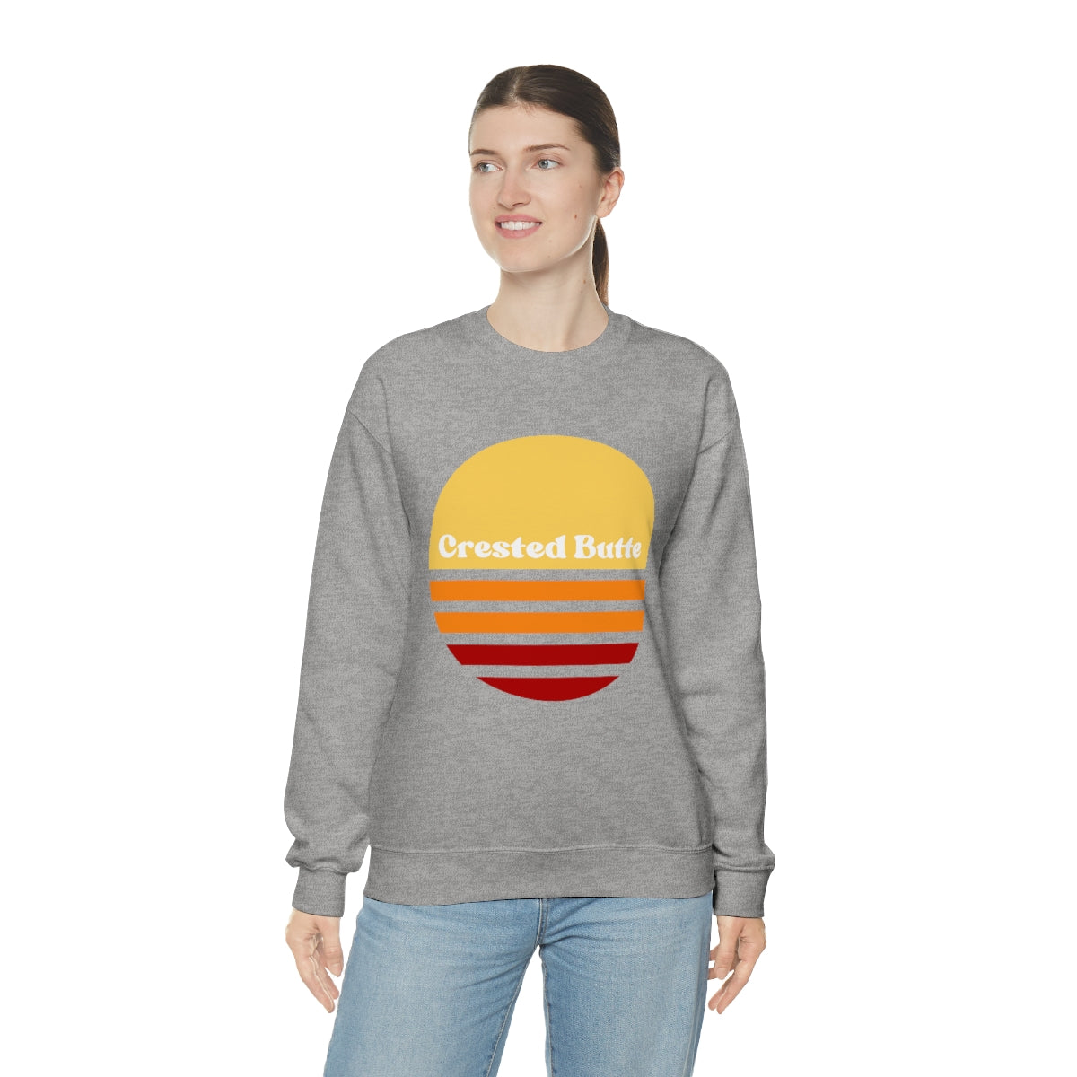 Crested Butte Sweatshirt, Colorado Gifts, Women's Colorado Sweatshirts, Unisex Heavy Blend Crewneck Sweatshirt