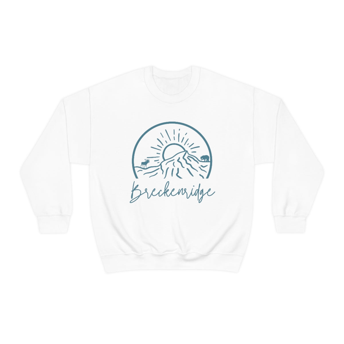 Breckenridge Colorado Unisex Heavy Blend Crewneck Sweatshirt