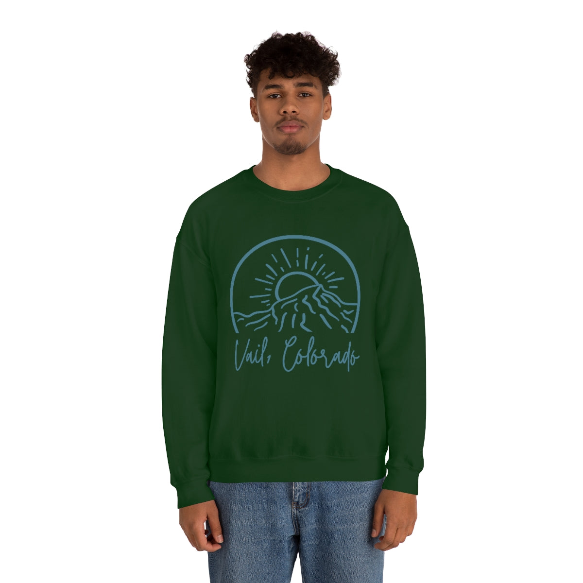 Vail, Colorado Unisex Heavy Blend Crewneck Sweatshirt