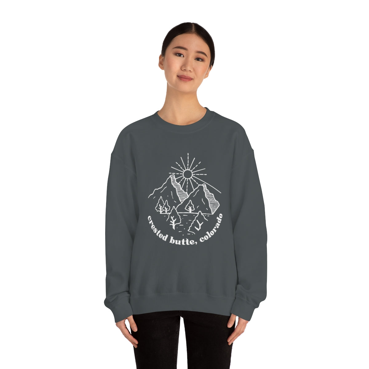 Crested Butte Sweatshirt, Colorado gifts, Skiing