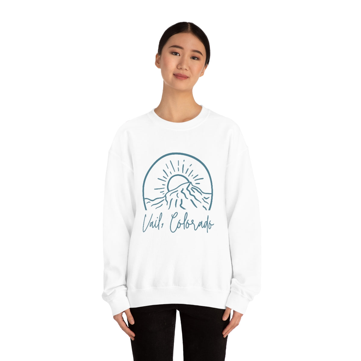 Vail, Colorado Unisex Heavy Blend Crewneck Sweatshirt