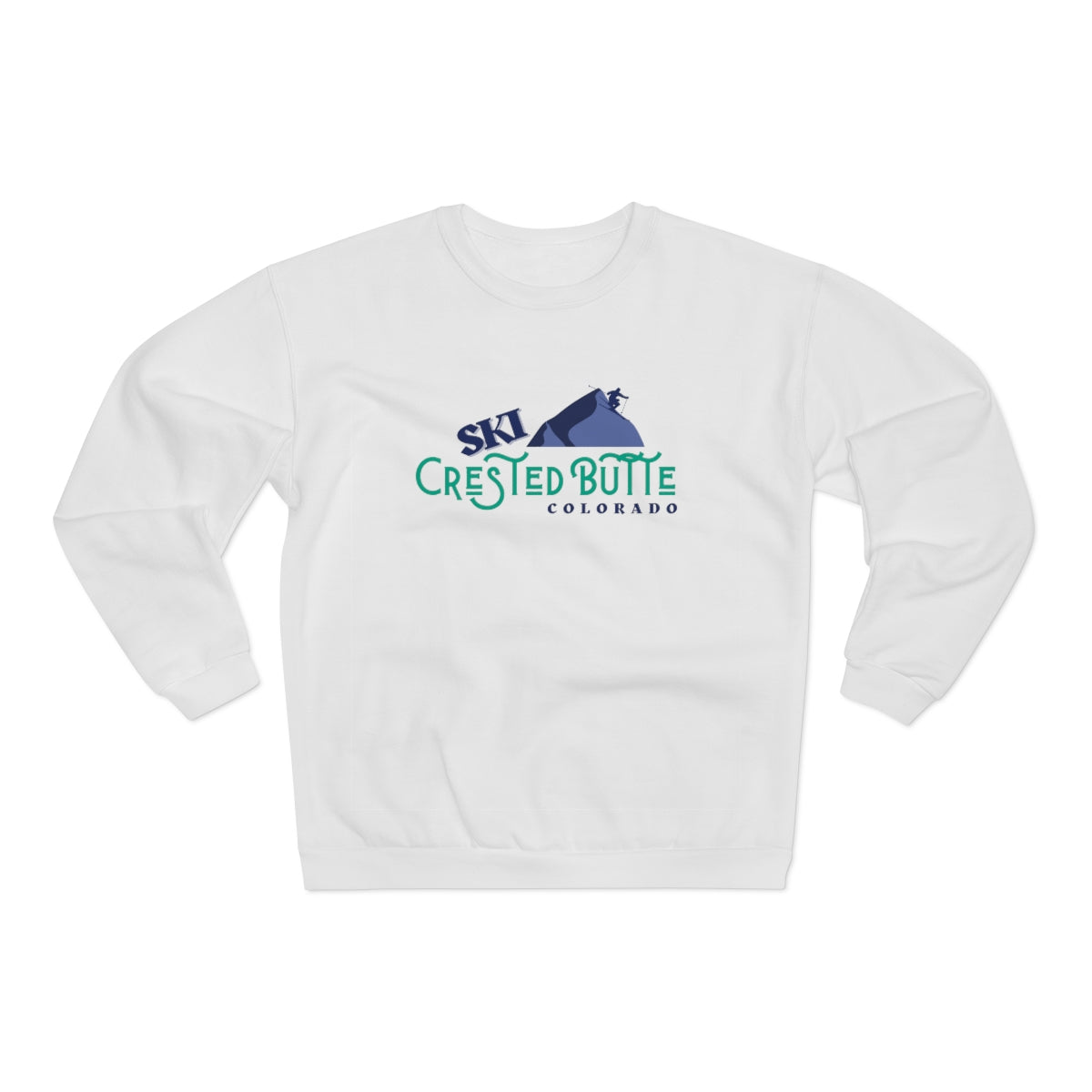 Crested Butte Unisex Crew Neck Sweatshirt | Colorado Gifts | Ski Weekend