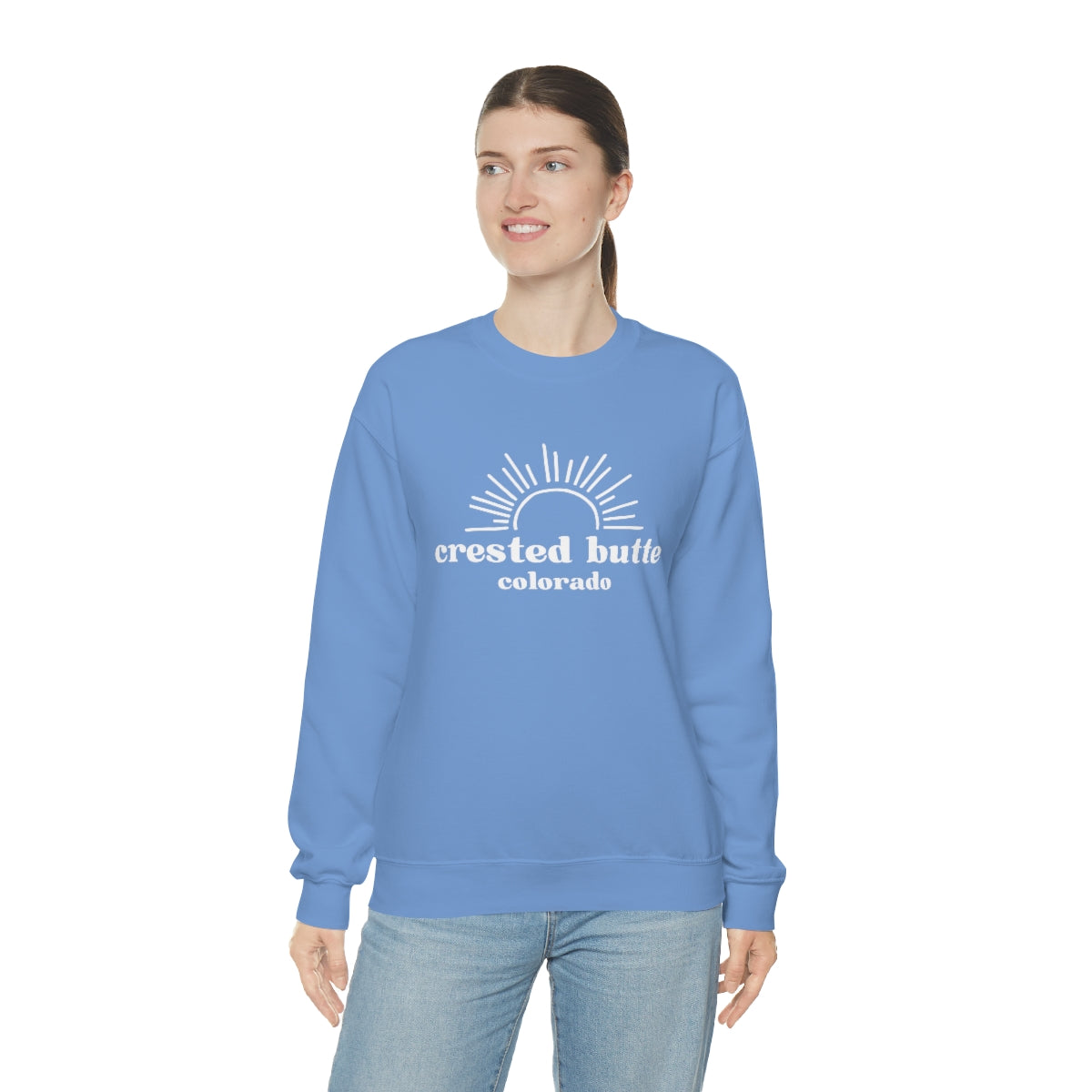 Crested Butte Unisex Heavy Blend Crewneck Sweatshirt