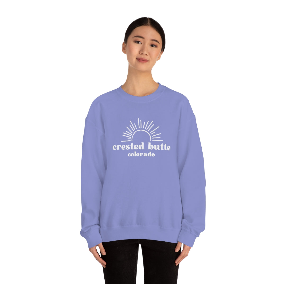 Crested Butte Unisex Heavy Blend Crewneck Sweatshirt