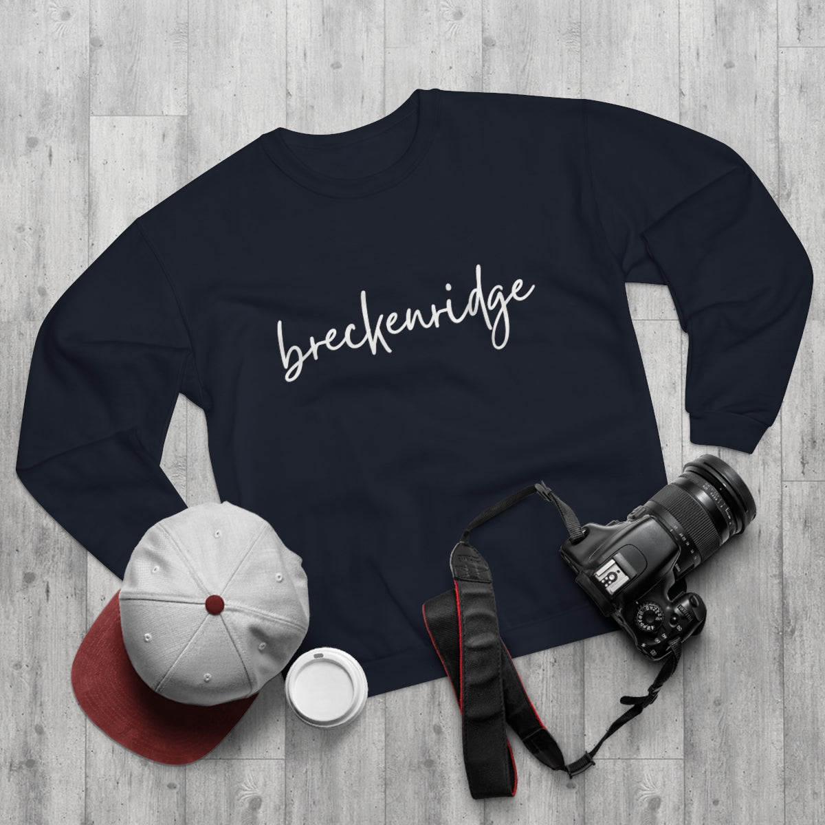 Breckenridge, Colorado Unisex Crew Neck Sweatshirt