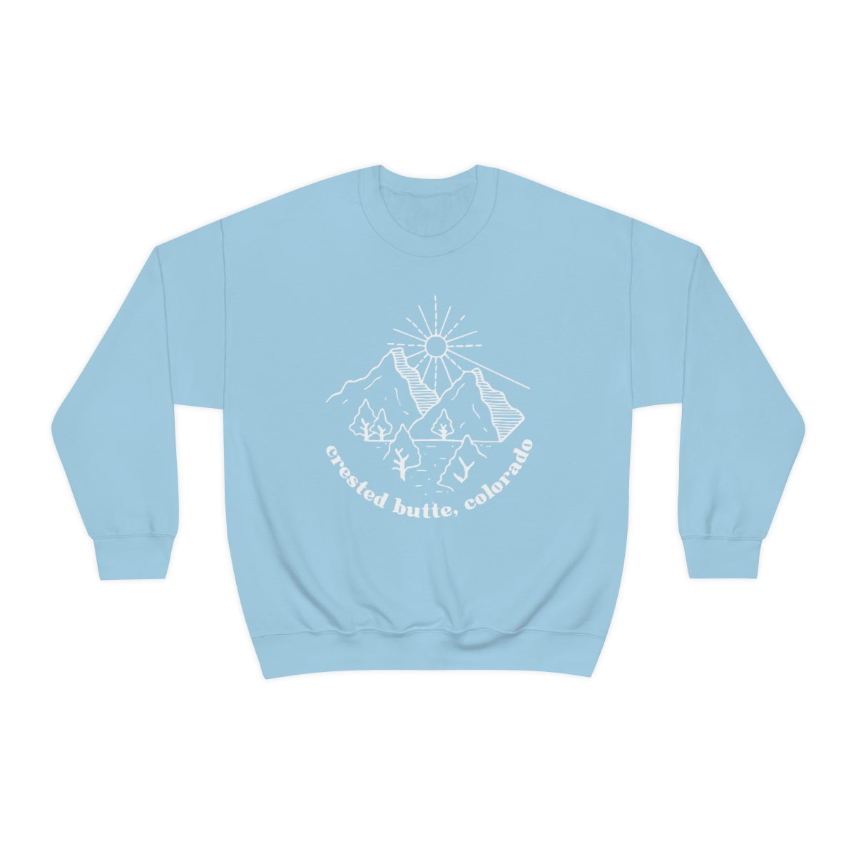 Crested Butte Sweatshirt, Colorado gifts, Skiing