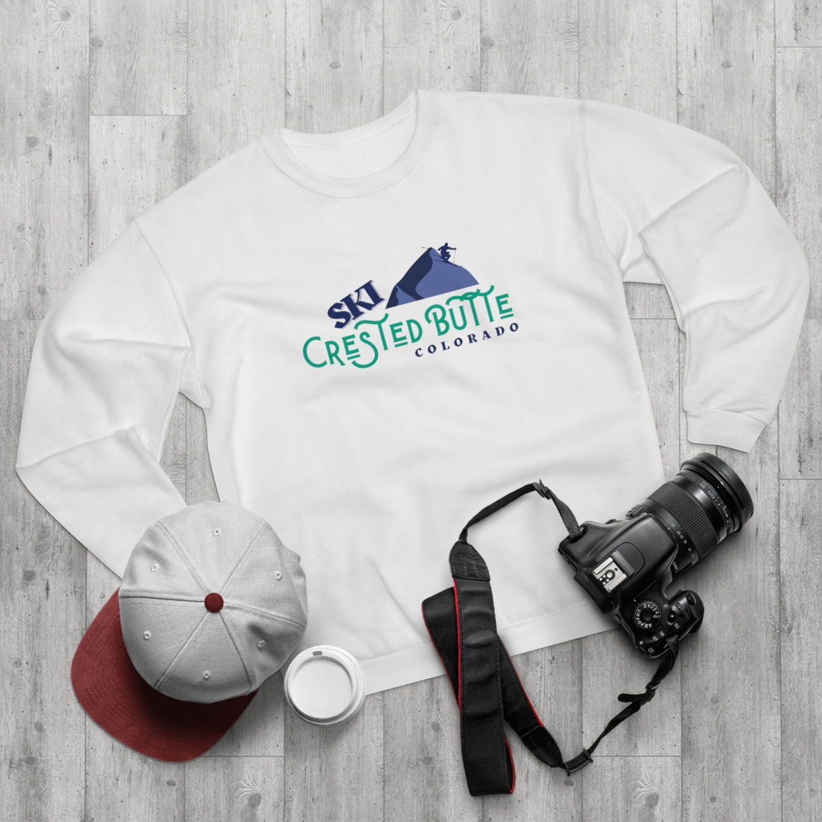 Crested Butte Unisex Crew Neck Sweatshirt | Colorado Gifts | Ski Weekend