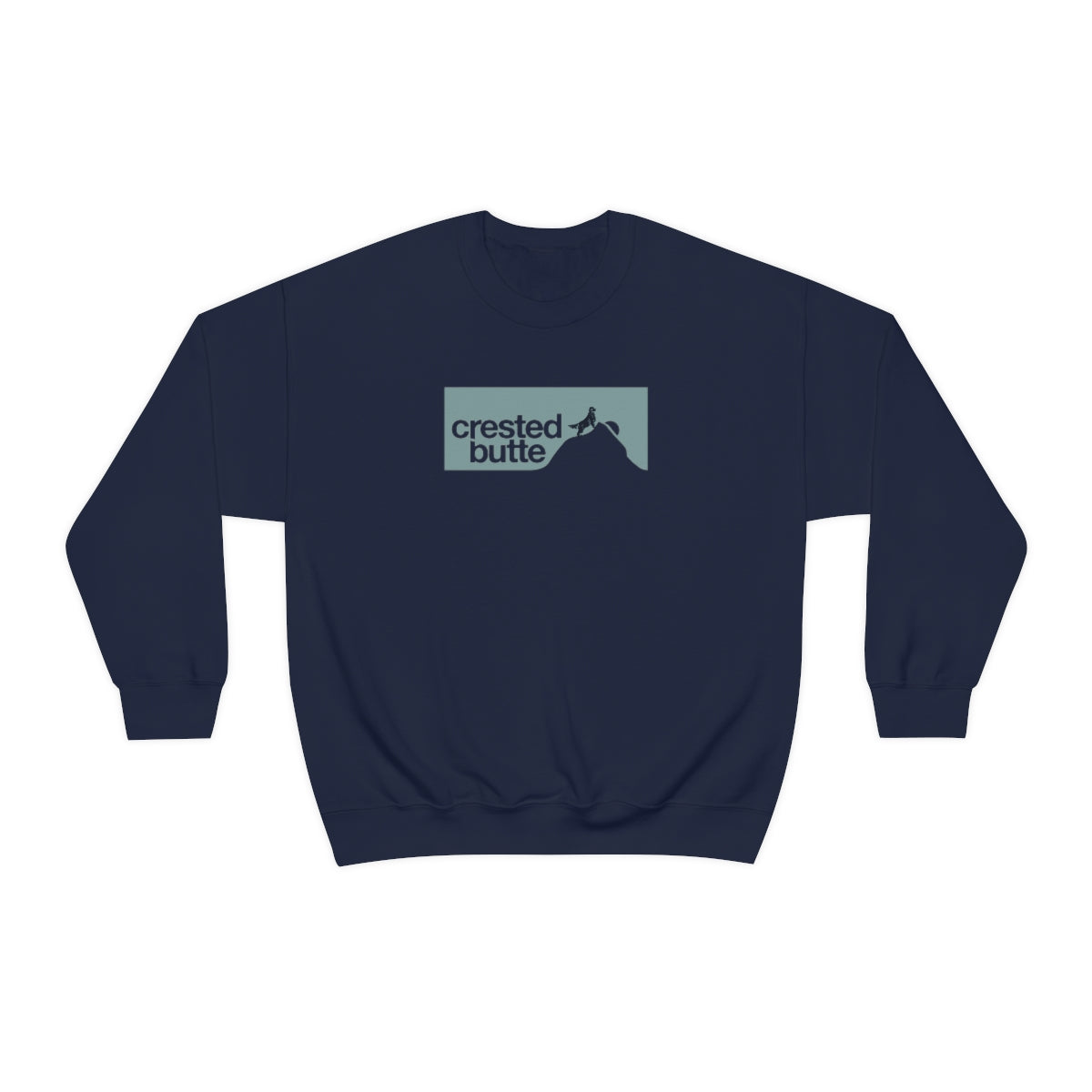 Crested Butte Unisex Heavy Blend Crewneck Sweatshirt, Colorado Gifts, Ski Vacation, Apres Ski, Skiing