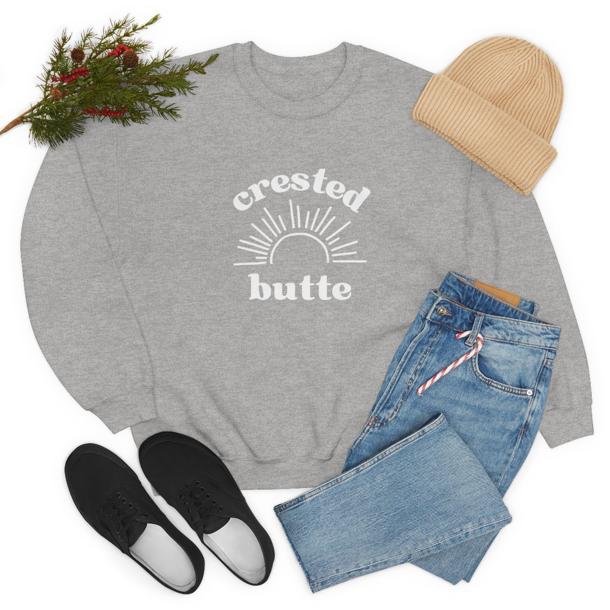 Crested Butte Colorado Crewneck Sweatshirt