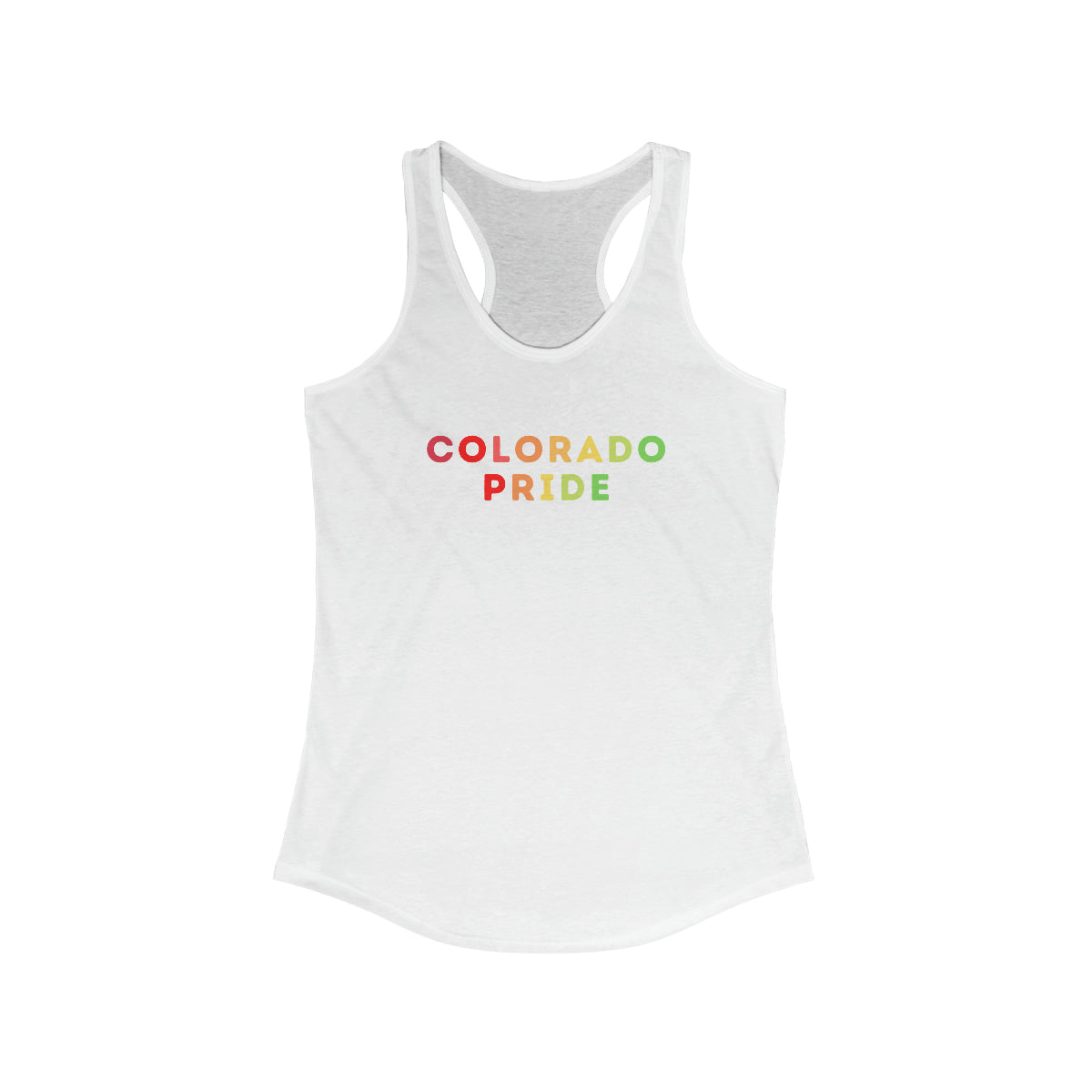 Colorado Pride Women's Ideal Racerback Tank