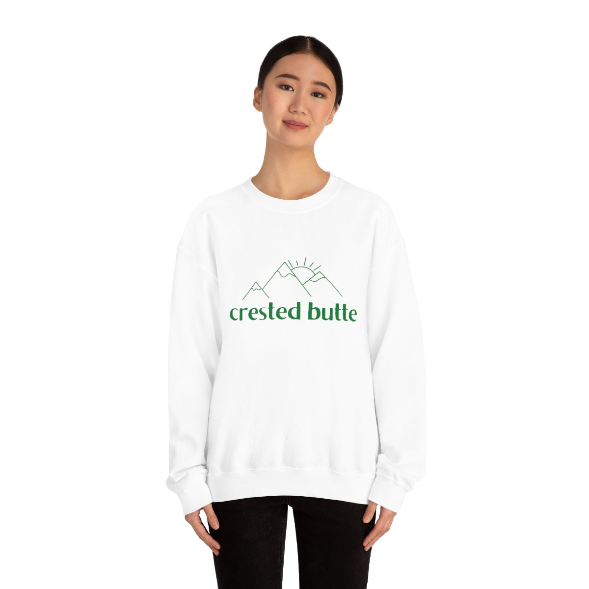 Crested Butte, Colorado Crewneck Sweatshirt