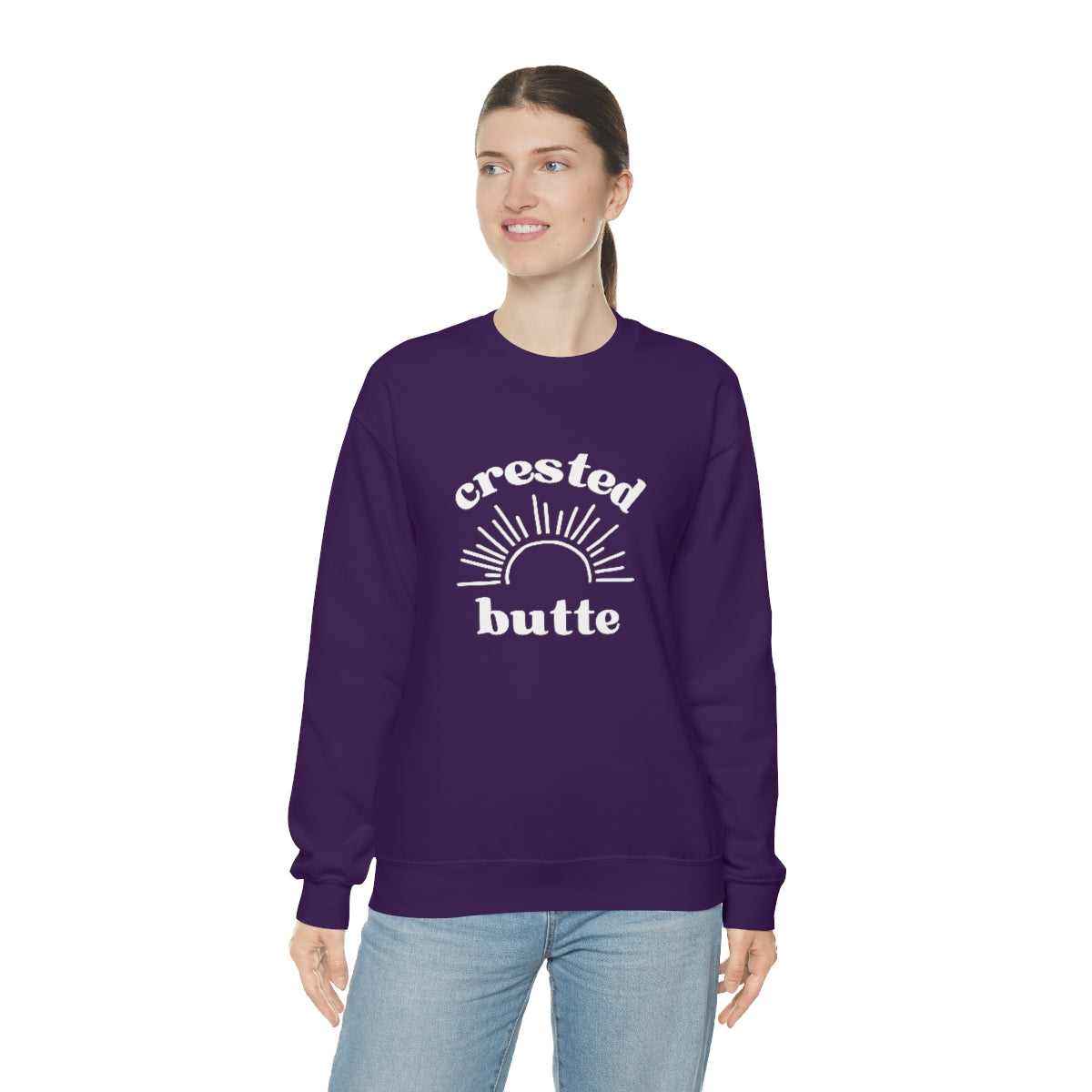 Crested Butte Colorado Crewneck Sweatshirt