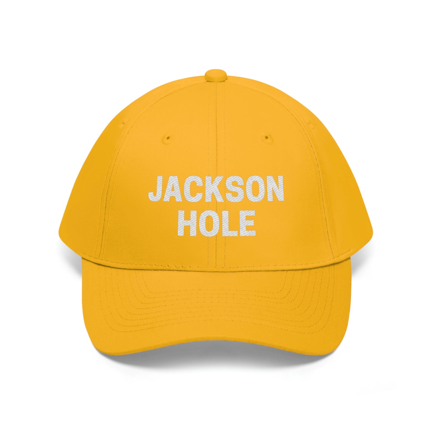 Jackson Wyoming Unisex Twill Hat, Jackson Hole, Jackson Gifts, Skiing in Jackson