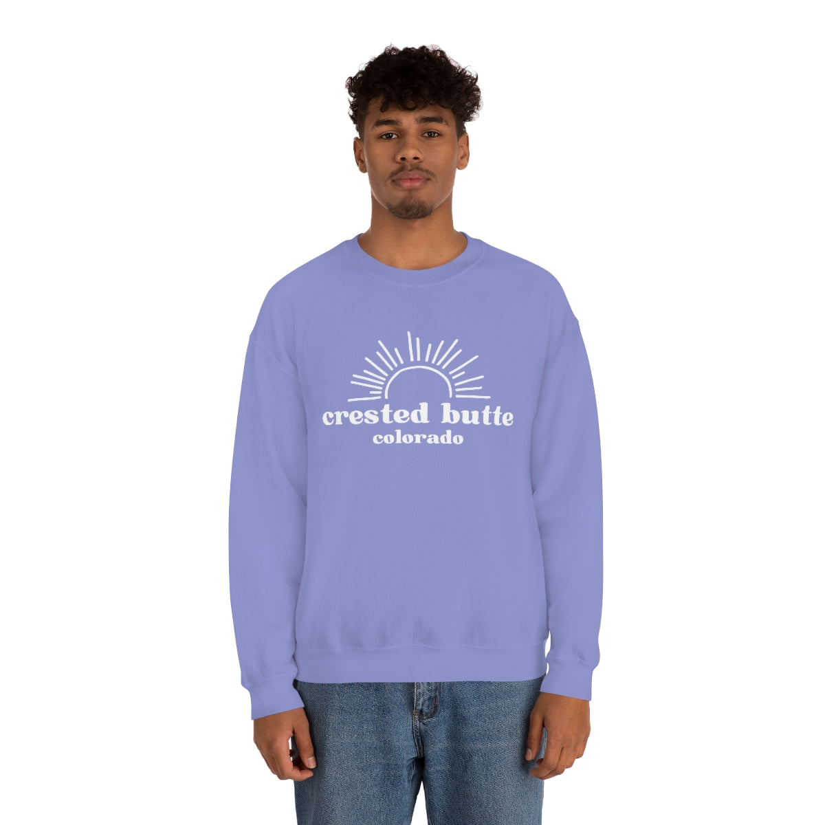 Crested Butte Unisex Heavy Blend Crewneck Sweatshirt