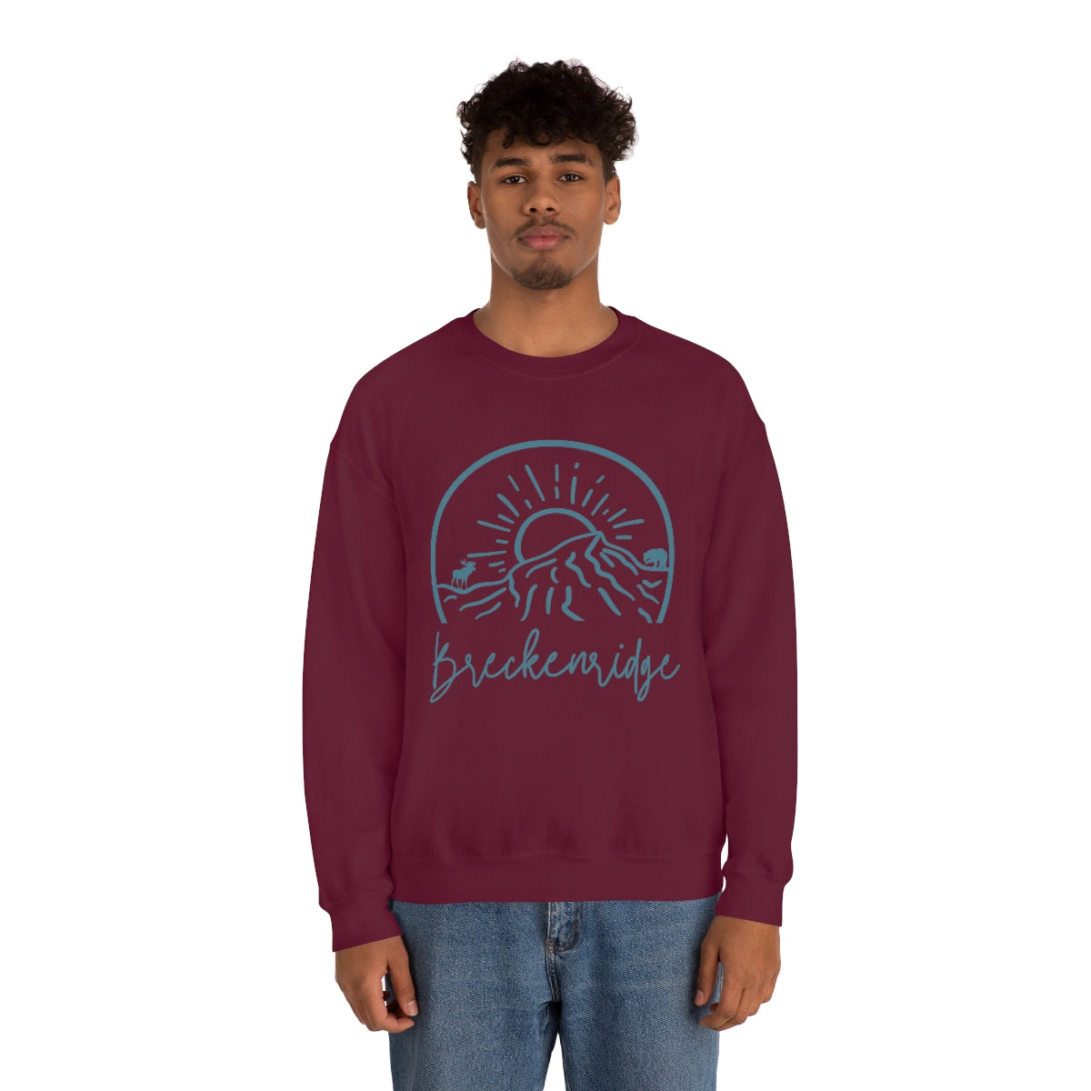 Breckenridge Colorado Unisex Heavy Blend Crewneck Sweatshirt