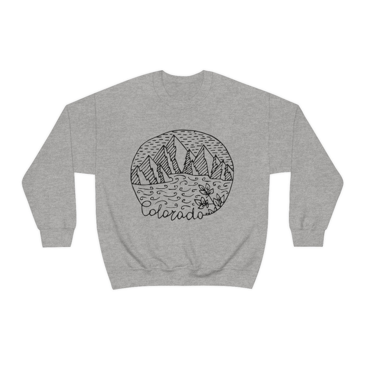 Colorado Crewneck Sweatshirt, Colorado Gifts, Colorado Apparel