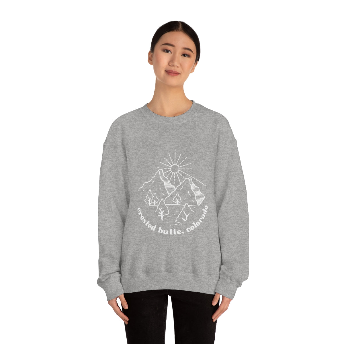 Crested Butte Sweatshirt, Colorado gifts, Skiing