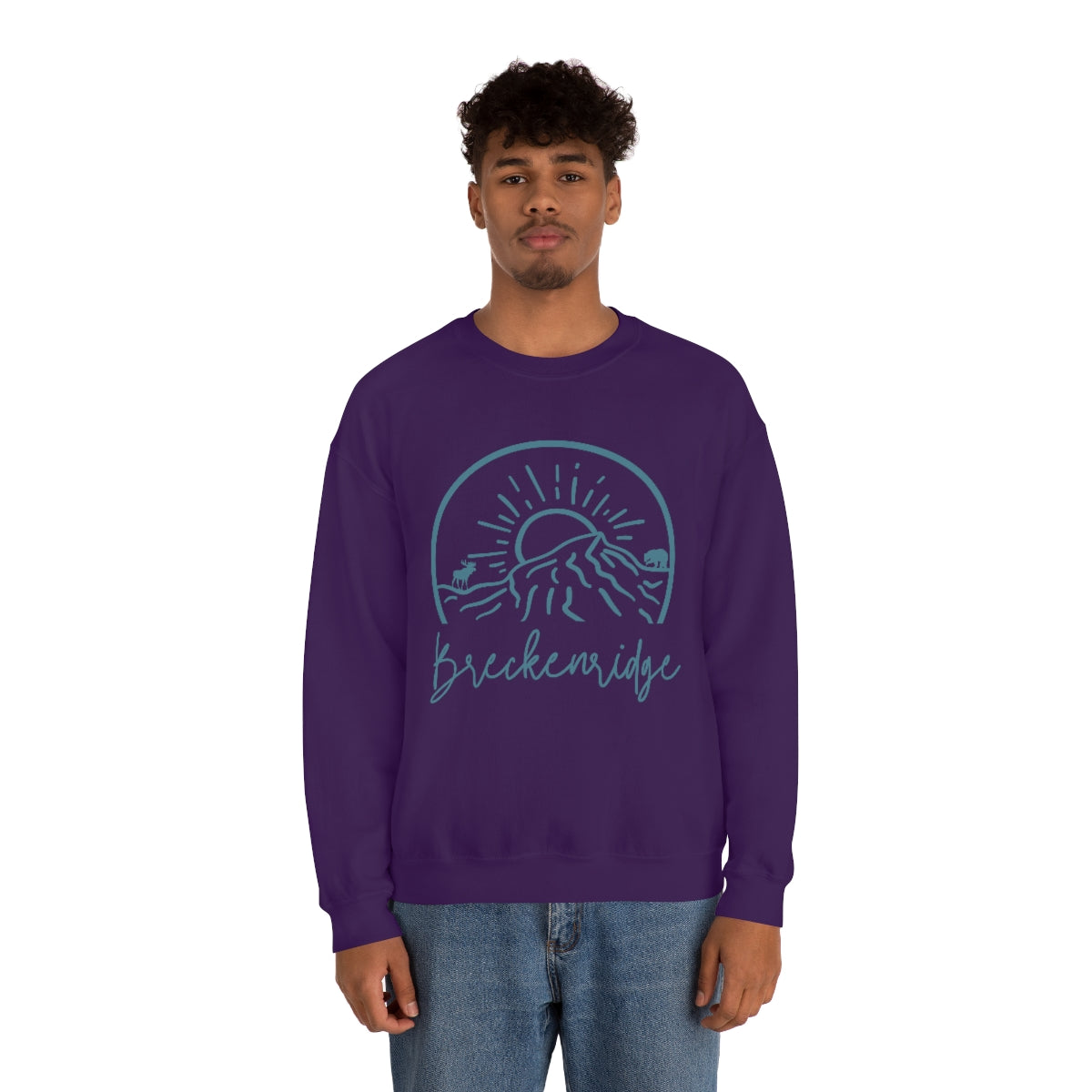 Breckenridge Colorado Unisex Heavy Blend Crewneck Sweatshirt