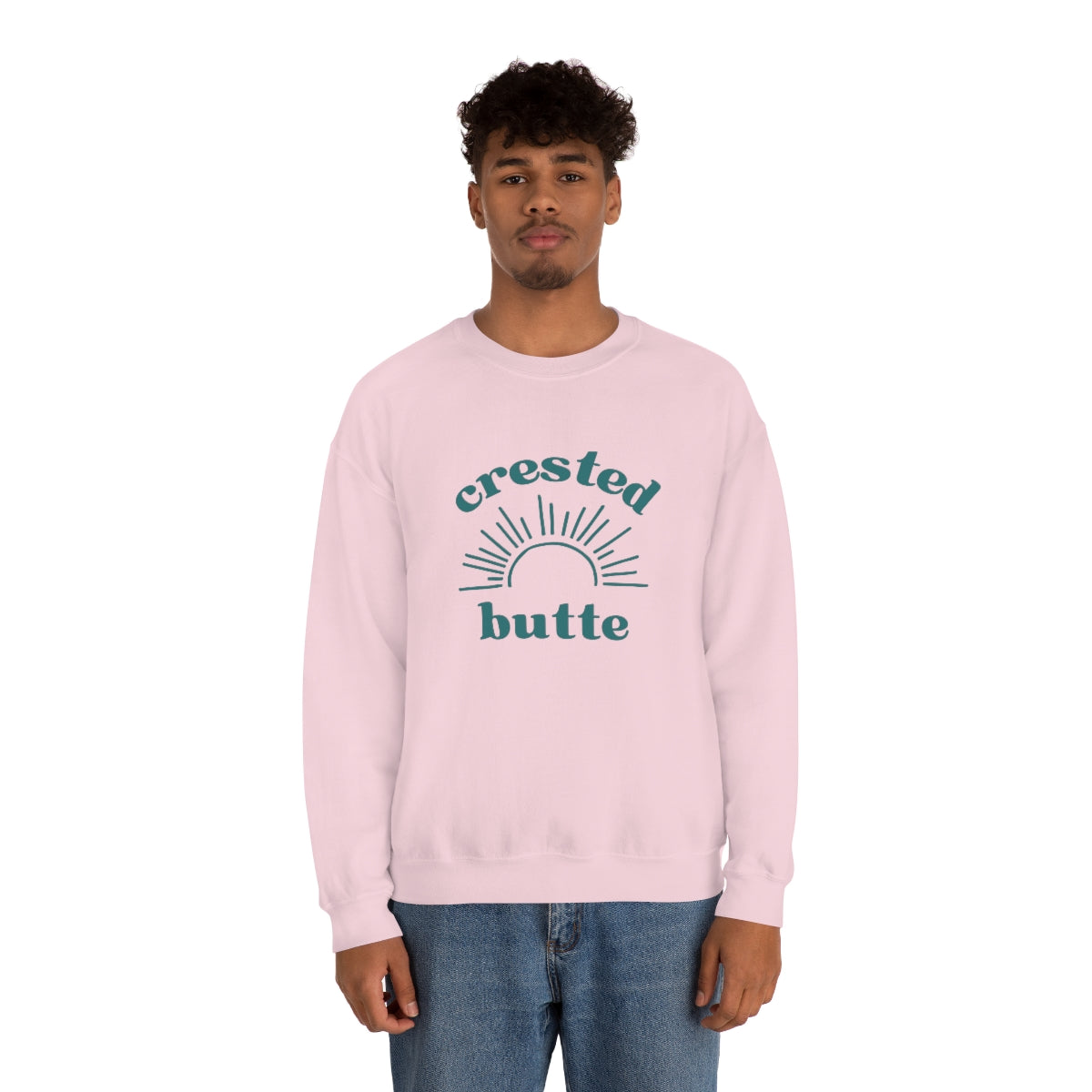 Crested Butte Colorado Unisex Heavy Blend Crewneck Sweatshirt