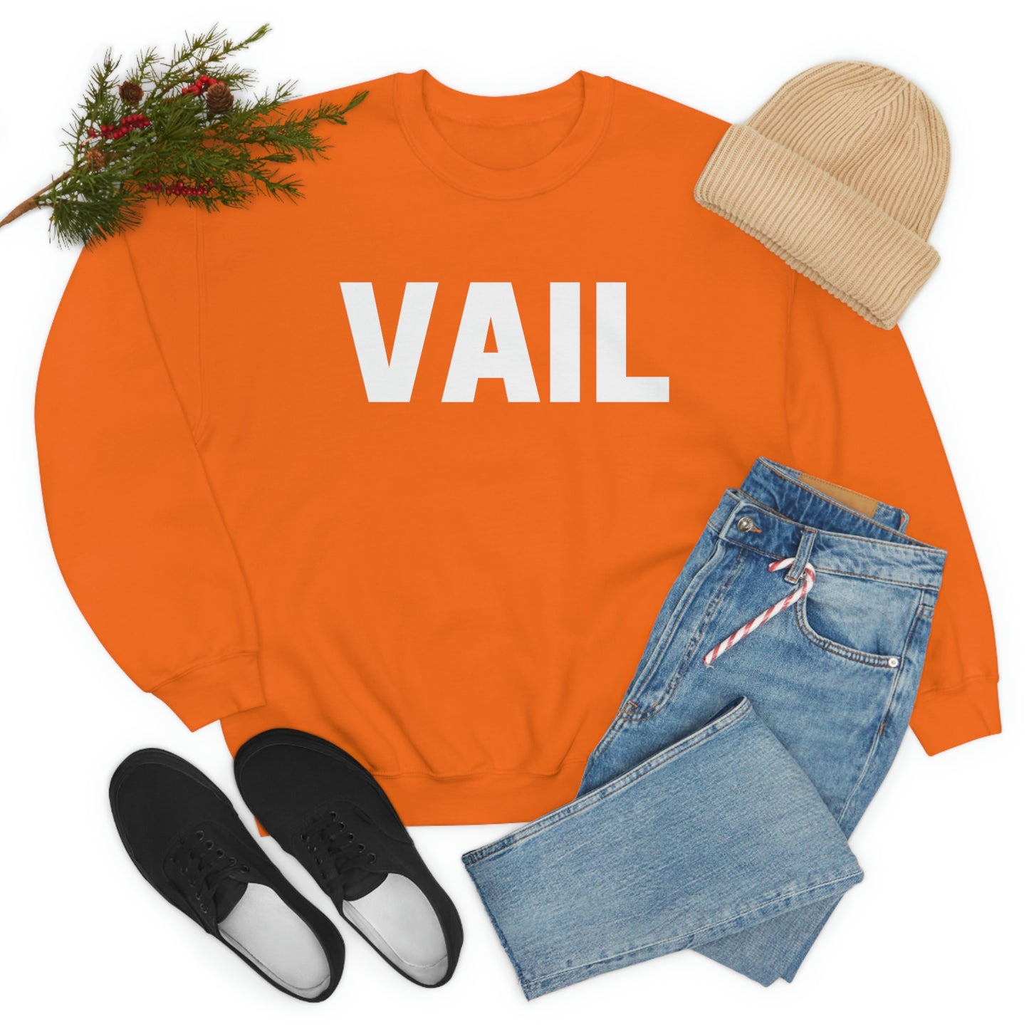 Vail Unisex Heavy Blend Crewneck Sweatshirt, Vail Colorado, Colorado Gifts