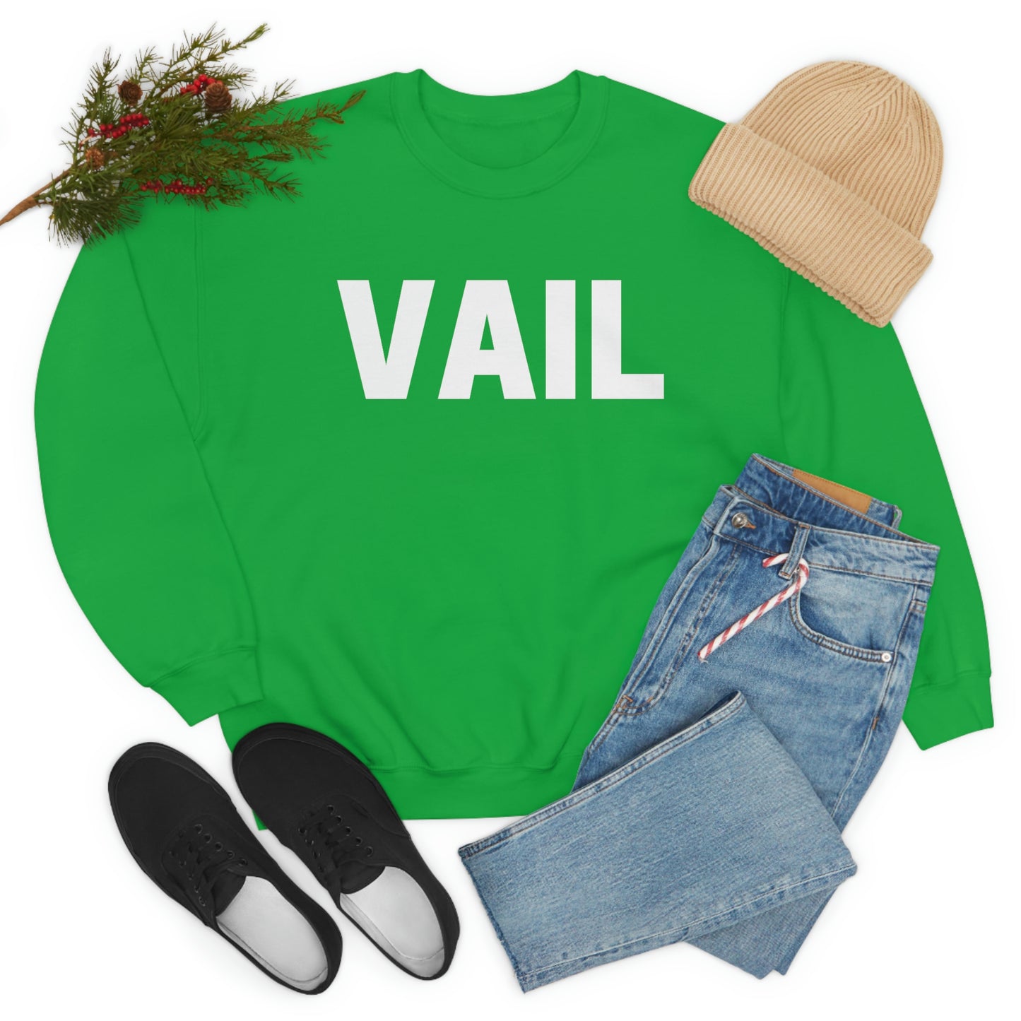 Vail Unisex Heavy Blend Crewneck Sweatshirt, Vail Colorado, Colorado Gifts