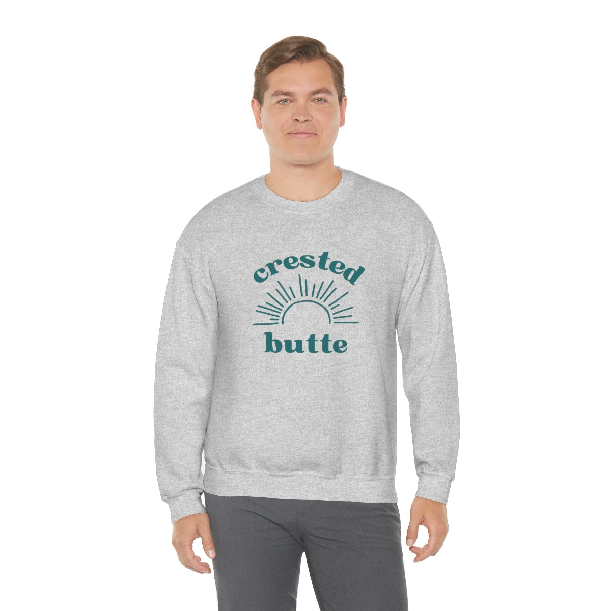 Crested Butte Colorado Unisex Heavy Blend Crewneck Sweatshirt