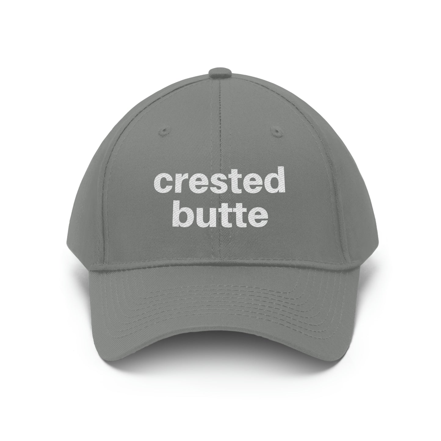 Crested Butte Unisex Twill Hat, Crested Butte Colorado, Colorado Gifts