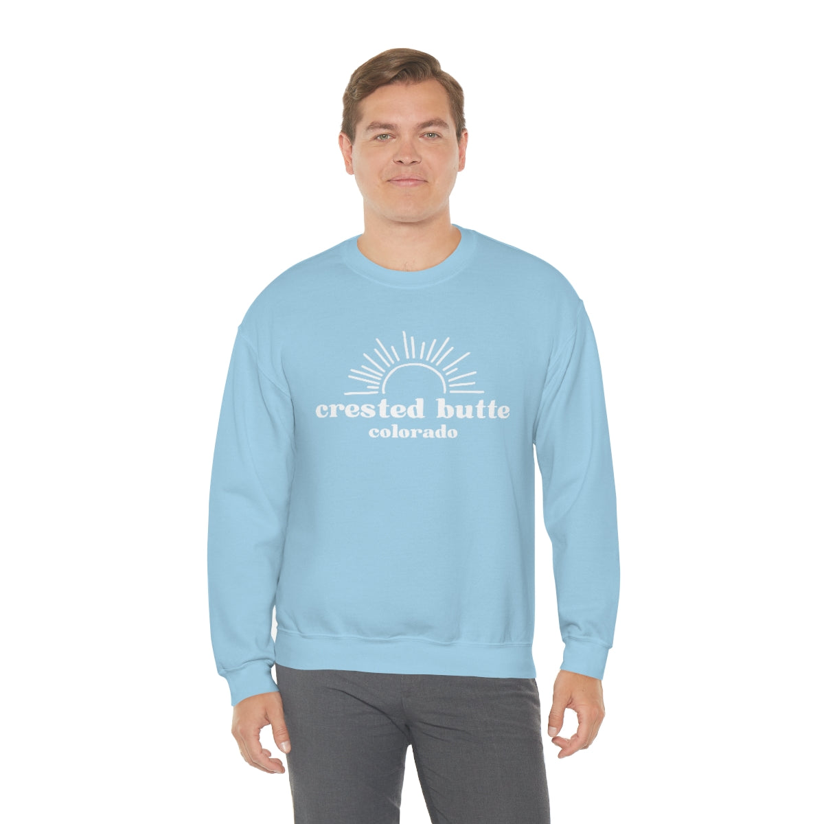 Crested Butte Unisex Heavy Blend Crewneck Sweatshirt