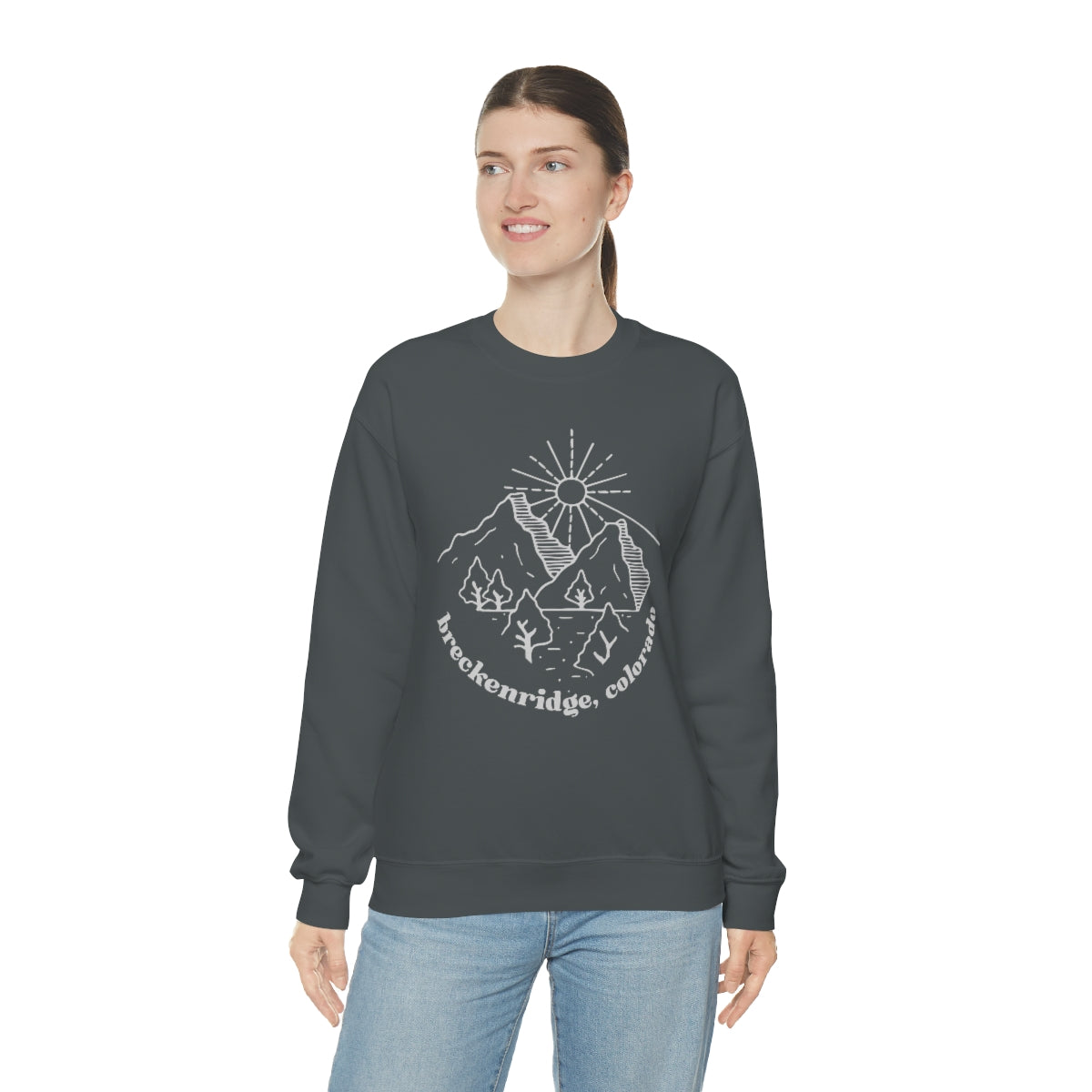 Breckenridge Sweatshirt, Colorado Gifts, Mountains, Skiing, Breckenridge, Colorado