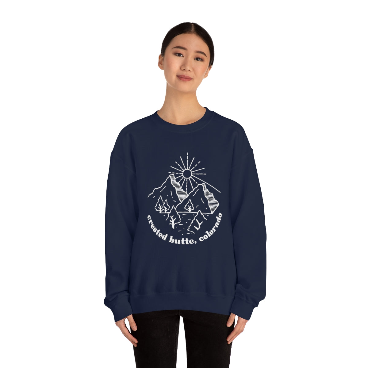 Crested Butte Sweatshirt, Colorado gifts, Skiing