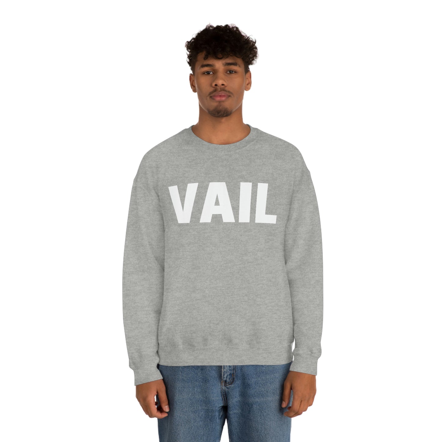 Vail Unisex Heavy Blend Crewneck Sweatshirt, Vail Colorado, Colorado Gifts