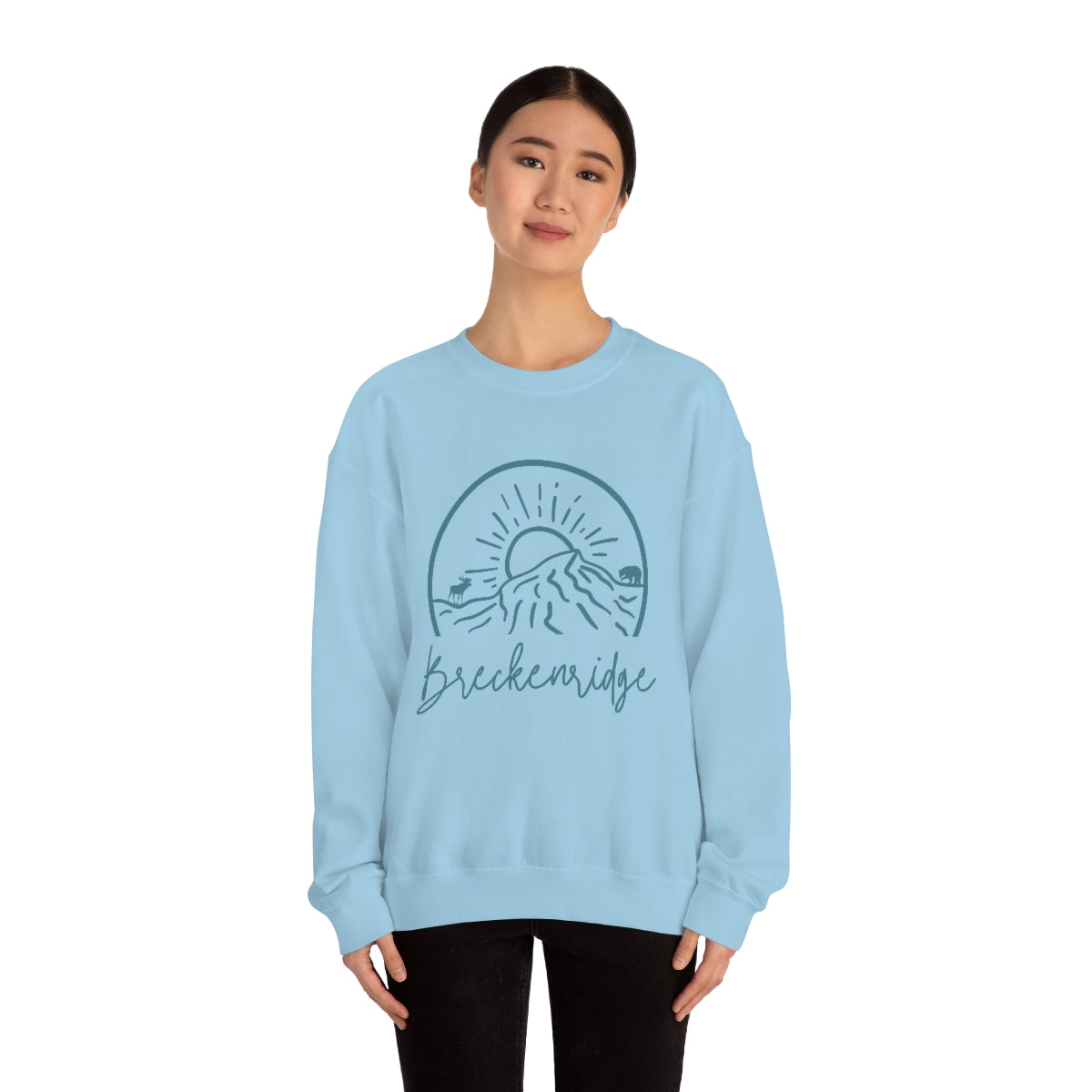 Breckenridge Colorado Unisex Heavy Blend Crewneck Sweatshirt