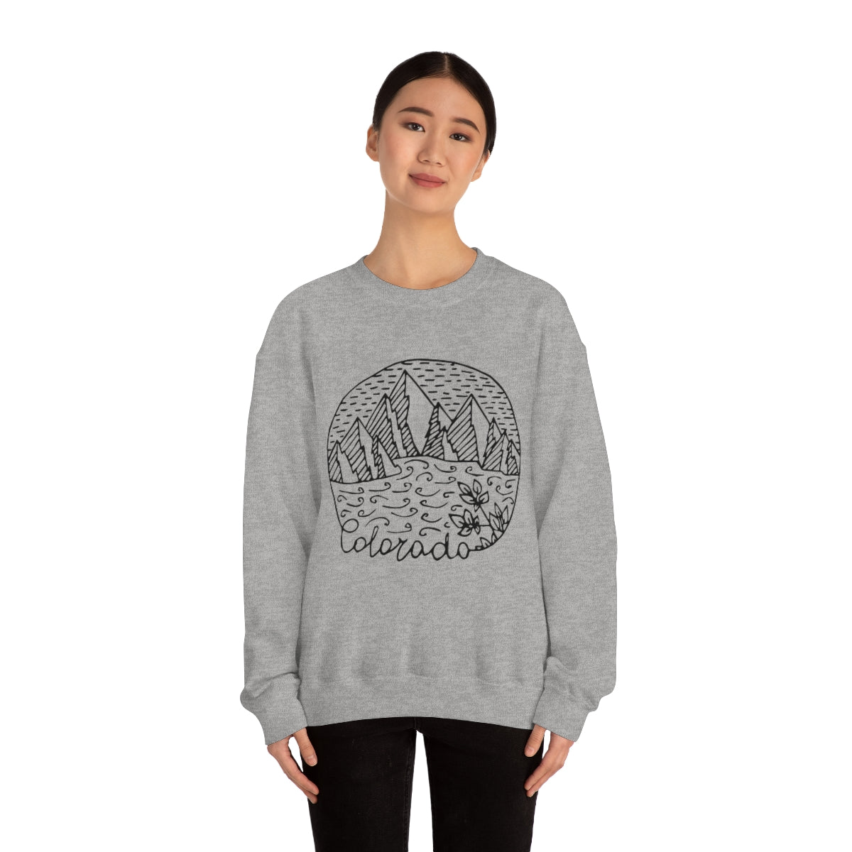 Colorado Crewneck Sweatshirt, Colorado Gifts, Colorado Apparel