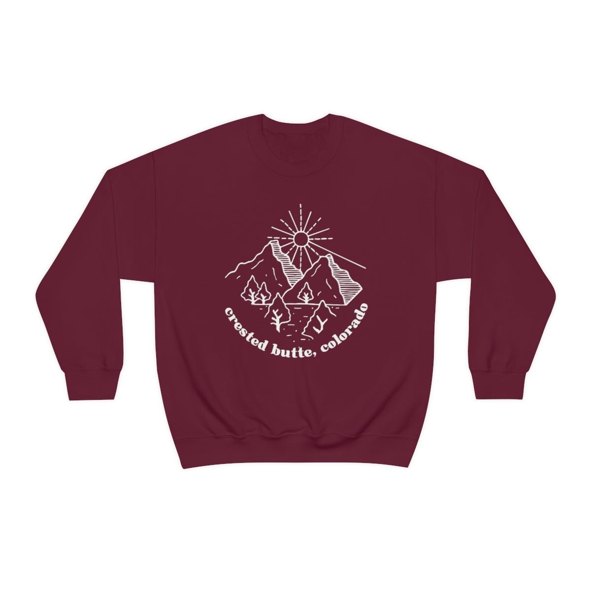 Crested Butte Sweatshirt, Colorado gifts, Skiing