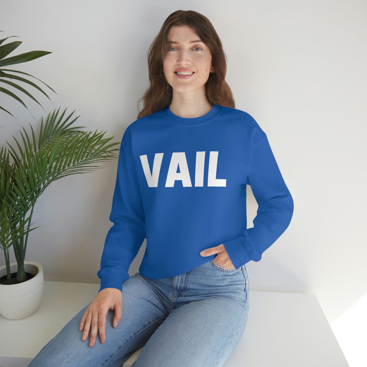 Vail Unisex Heavy Blend Crewneck Sweatshirt, Vail Colorado, Colorado Gifts