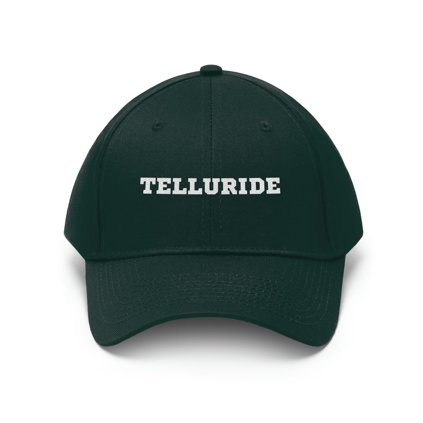 Telluride Unisex Twill Hat, Colorado Gifts, Telluride, Colorado