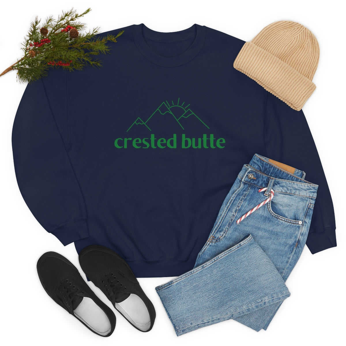 Crested Butte, Colorado Crewneck Sweatshirt