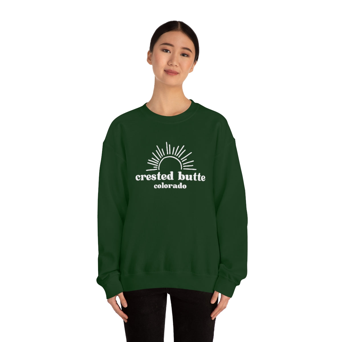 Crested Butte Unisex Heavy Blend Crewneck Sweatshirt