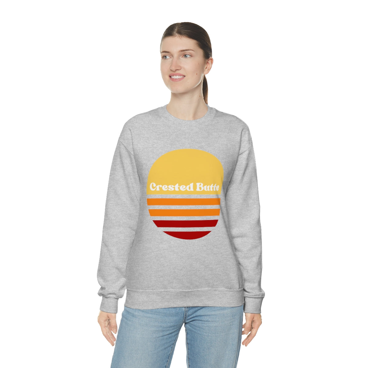 Crested Butte Sweatshirt, Colorado Gifts, Women's Colorado Sweatshirts, Unisex Heavy Blend Crewneck Sweatshirt