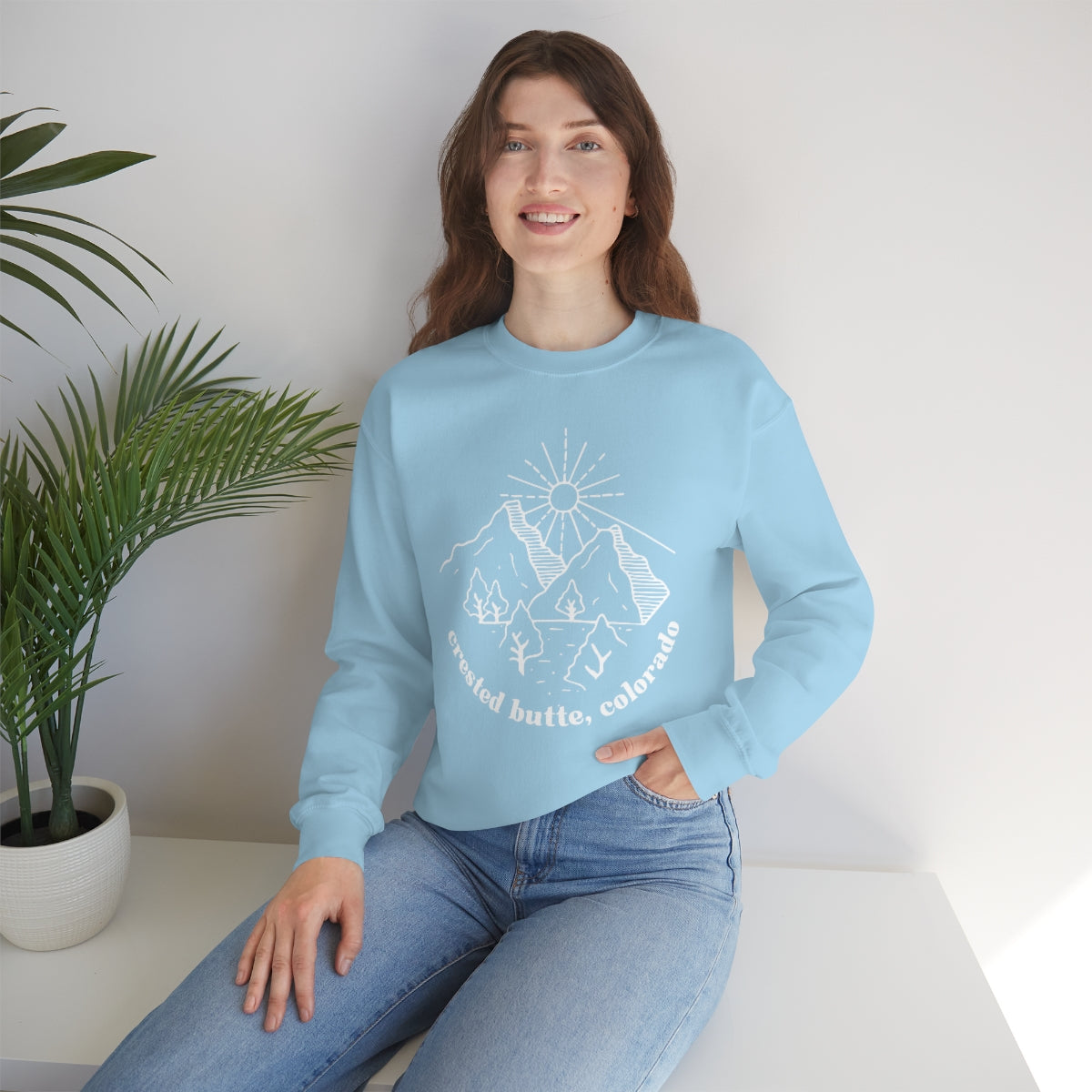 Crested Butte Sweatshirt, Colorado gifts, Skiing