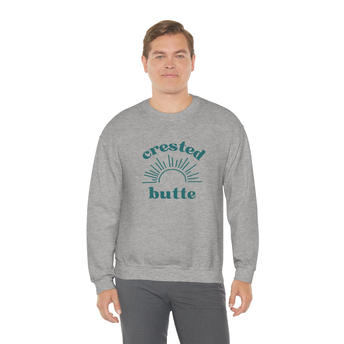 Crested Butte Colorado Unisex Heavy Blend Crewneck Sweatshirt