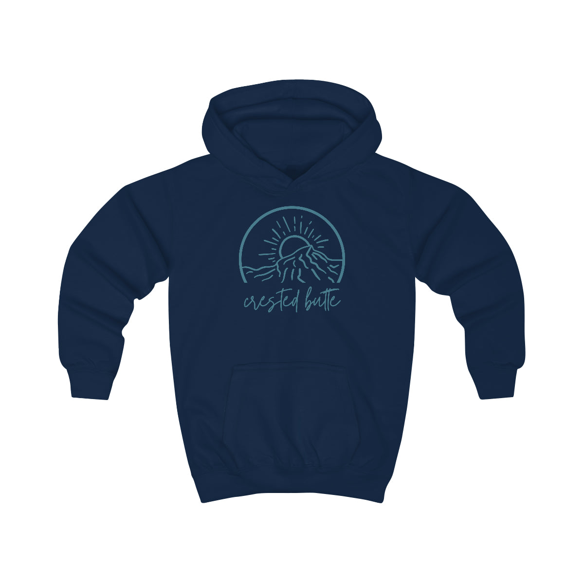 Kids Hoodie - Crested Butte, Colorado, Colorado Gifts