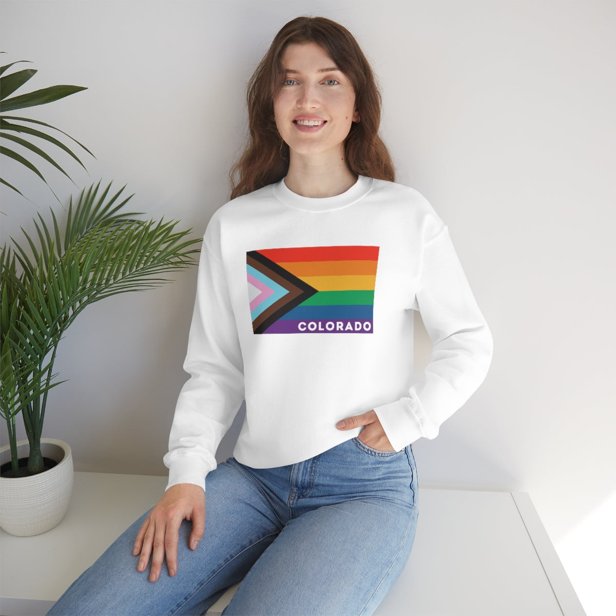 Colorado Pride Unisex Heavy Blend Crewneck Sweatshirt