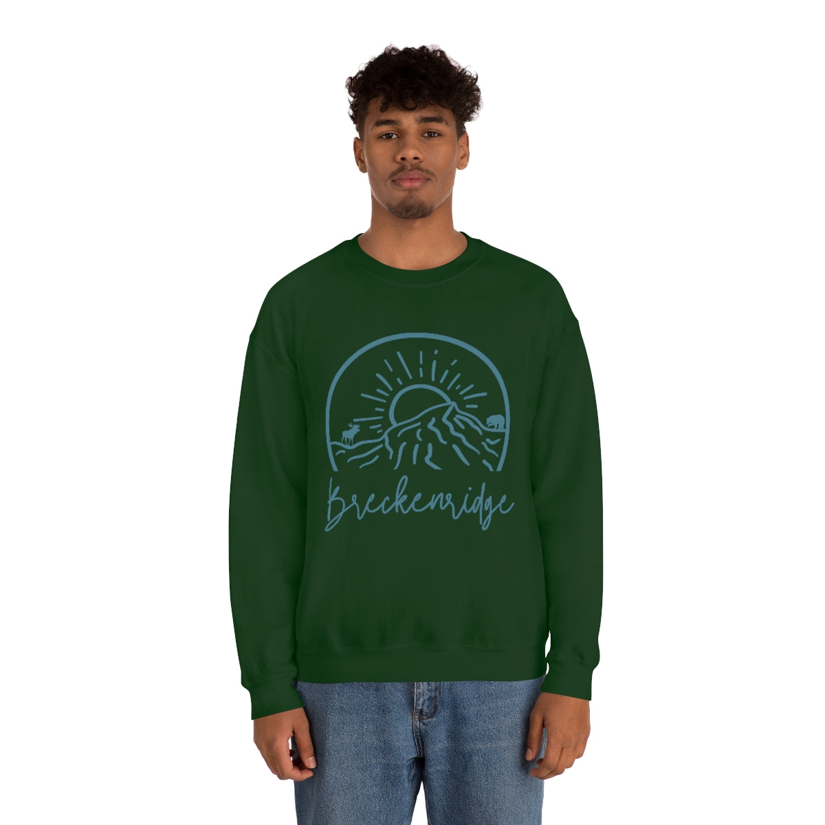 Breckenridge Colorado Unisex Heavy Blend Crewneck Sweatshirt