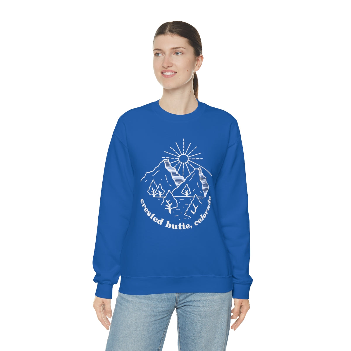 Crested Butte Sweatshirt, Colorado gifts, Skiing