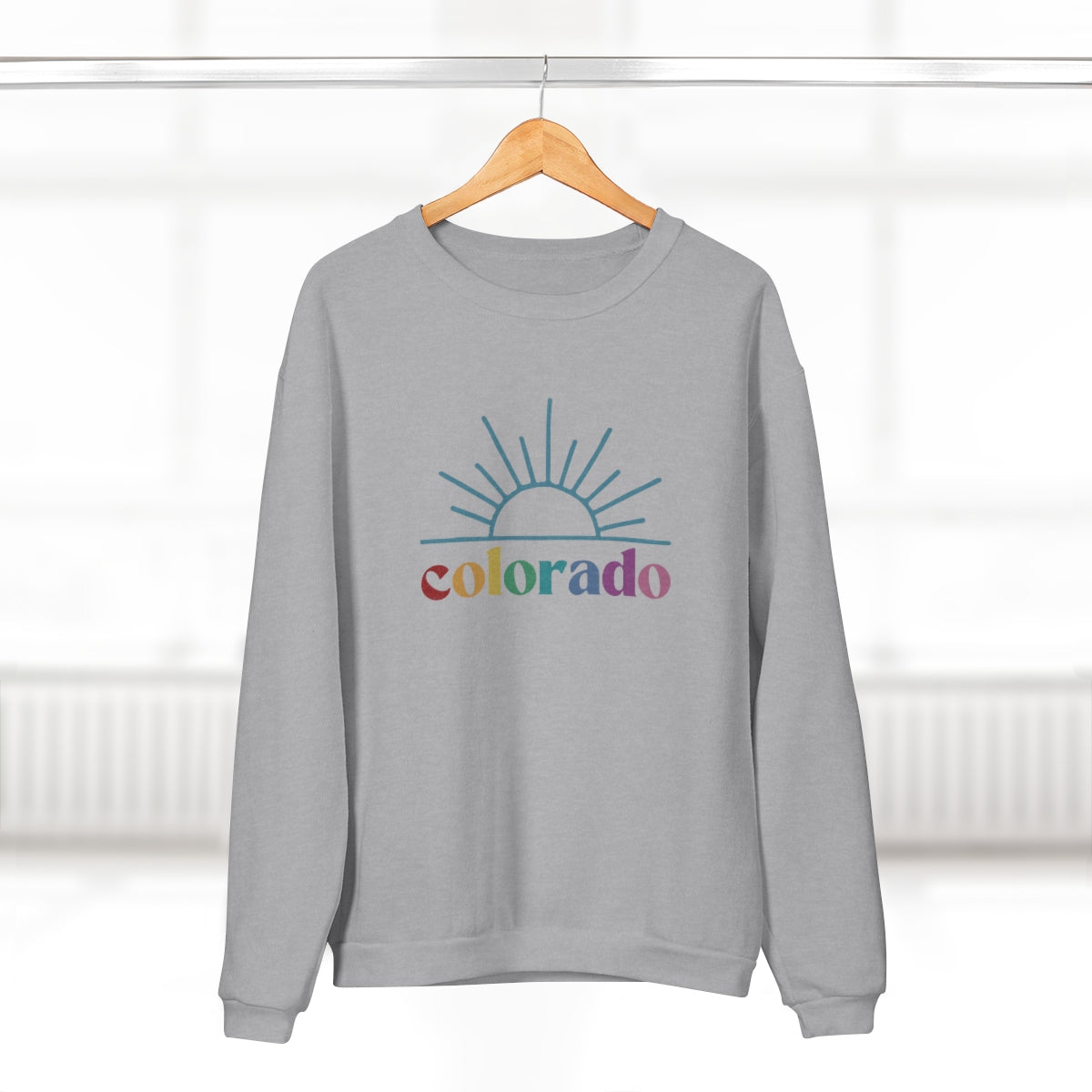 Colorado Unisex Crew Neck Sweatshirt, Colorado Gifts, Colorado Ski Weekend