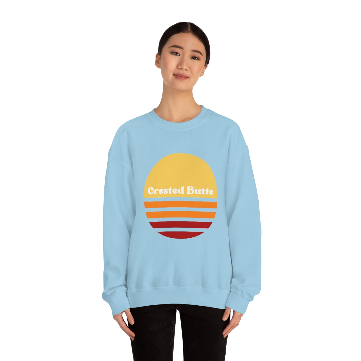 Crested Butte Sweatshirt, Colorado Gifts, Women's Colorado Sweatshirts, Unisex Heavy Blend Crewneck Sweatshirt