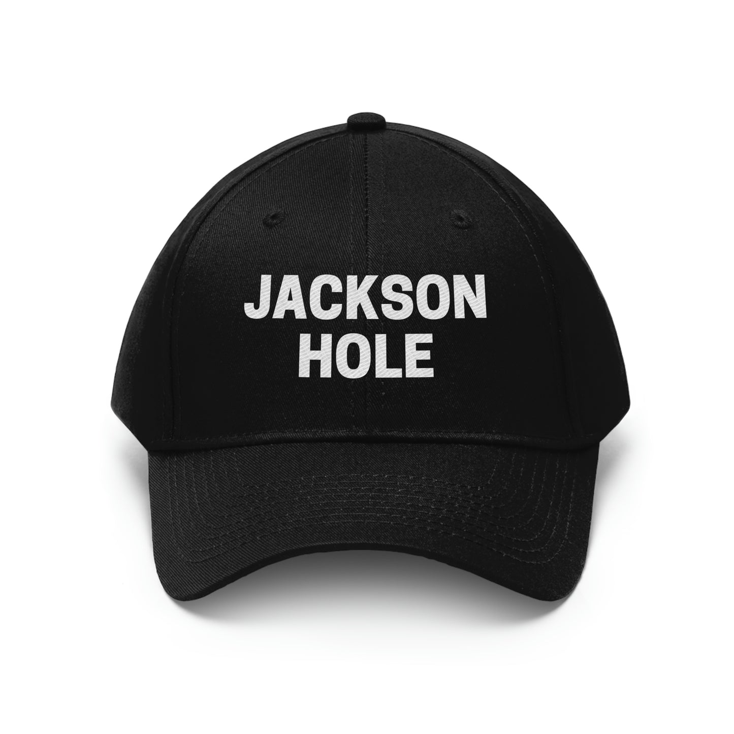 Jackson Wyoming Unisex Twill Hat, Jackson Hole, Jackson Gifts, Skiing in Jackson