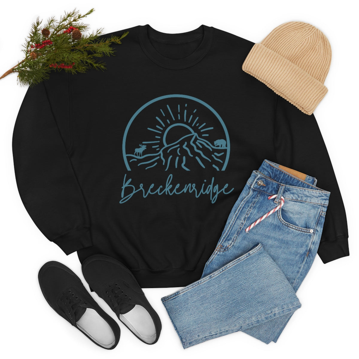 Breckenridge Colorado Unisex Heavy Blend Crewneck Sweatshirt